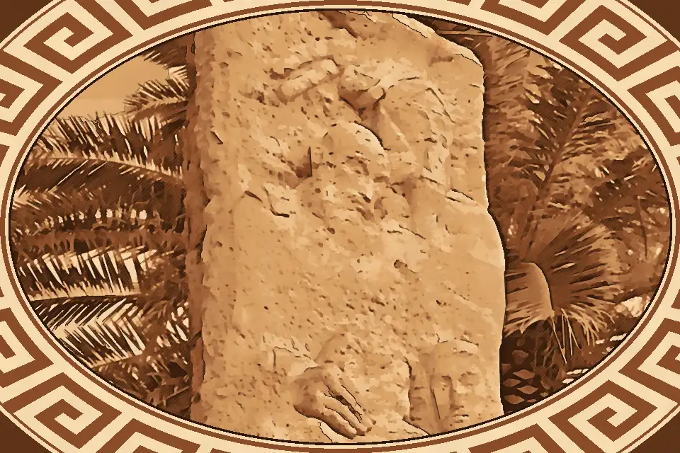 Monument to Francesco Sofia Alessio in Reggio Calabria, featuring travertine base and high-relief sculpture.