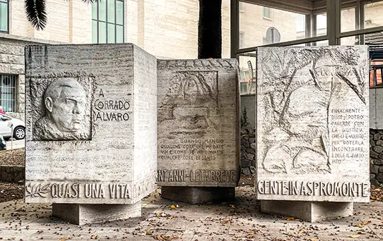 Monument to Corrado Alvaro Reggio Calabria