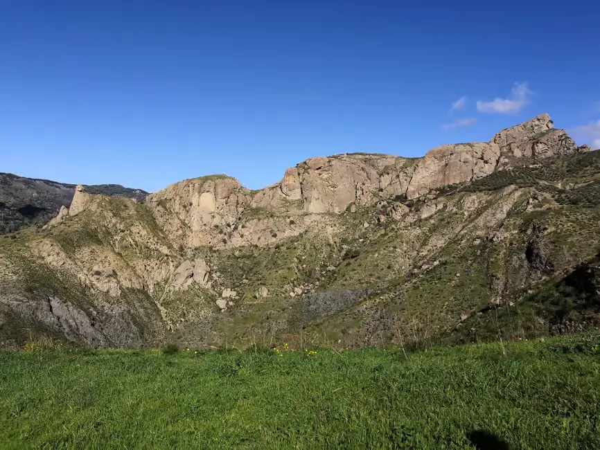 View of Pentedattilo, Calabria